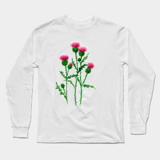 October 21st birthday flower Long Sleeve T-Shirt